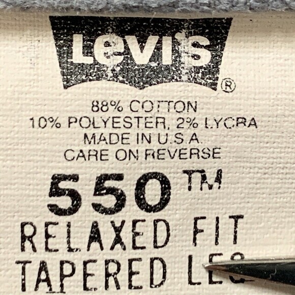 Levis 550 Gray Corduroy Jeans Women 16 L Relaxed Fit Hi-Rise Pin-whale - Picture 8 of 8